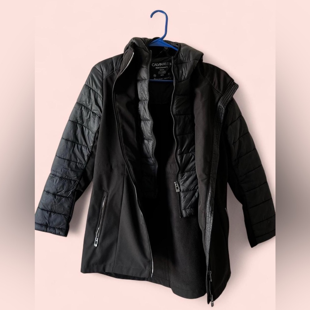 Calvin Klein Performance Black Puff Jacket - image 1